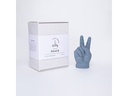 Mandatus Kerze Baby Peace Candle Hand, Grau