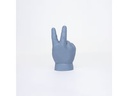 Mandatus Kerze Baby Peace Candle Hand, Grau