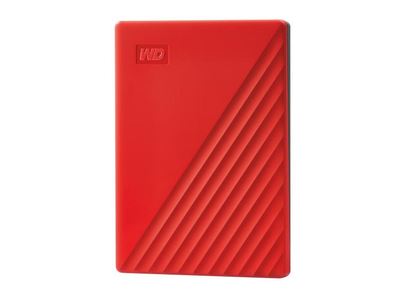 Western Digital Externe Festplatte My Passport 2 TB, Rot