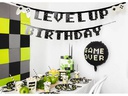 Partydeco Folienballon Game Schwarz, 45 cm