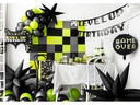 Partydeco Folienballon Game Schwarz, 45 cm