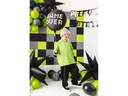 Partydeco Folienballon Game Schwarz, 45 cm