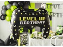Partydeco Folienballon Game Controller Schwarz, 72 x 52 cm