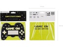 Partydeco Einladungskarte Game Controller mix, 6 Stück