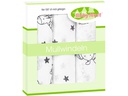 Odenwälder Mulltuch Farm 3er Set Anthrazit 80 x 80 cm