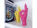 Mandatus Kerze OK Candle Hand, Pink