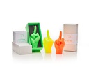 Mandatus Kerze F*ck you Candle Hand, Neongrün