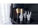 Mandatus Kerze Crossed Fingers Candle Hand, Weiss