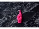 Mandatus Kerze Crossed Fingers Candle Hand, Pink
