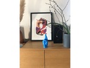 Mandatus Kerze Crossed Fingers Candle Hand, Blau