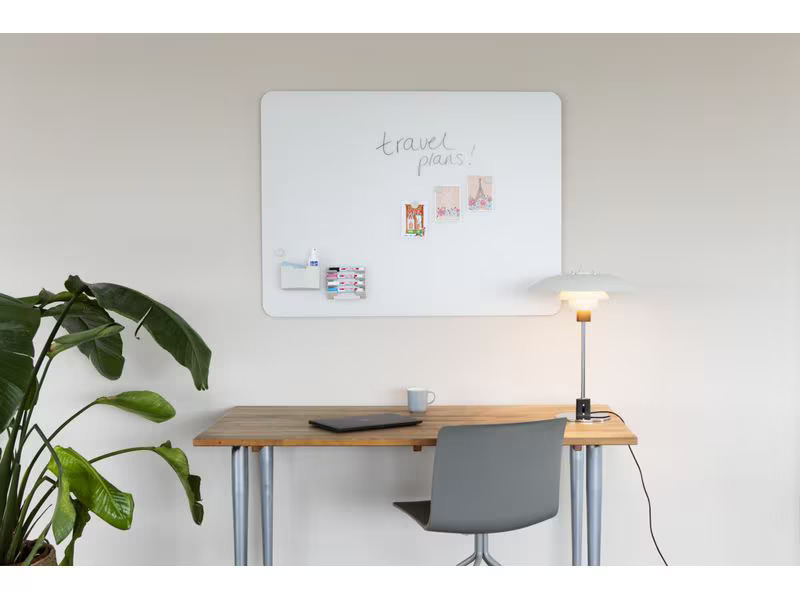 Legamaster Glassboard RC 100 x 200 cm, Warm Grey matt