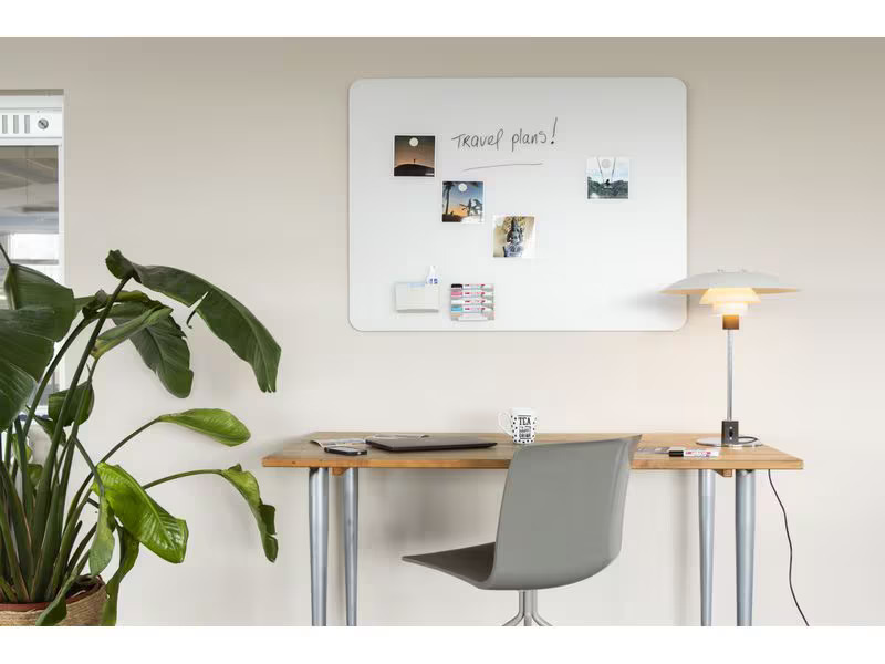 Legamaster Glassboard RC 100 x 150 cm, Warm Grey matt