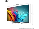 LG TV 86QNED86T6A 86, 3840 x 2160 (Ultra HD 4K), LED-LCD