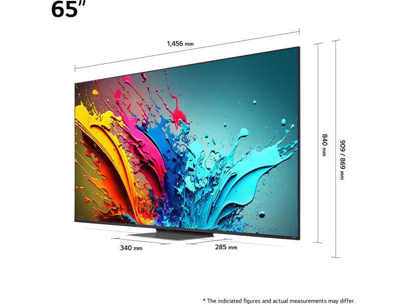 LG TV 65QNED86T6A 65, 3840 x 2160 (Ultra HD 4K), LED-LCD