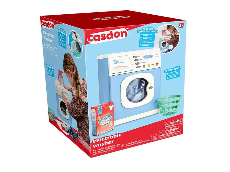 Casdon Spiel-Haushaltsgerät Waschmaschine Blau