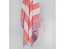 Foutastic Strandtuch Sultan Rosa; Weiss