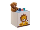 relaxdays Spielzeugbox Löwe