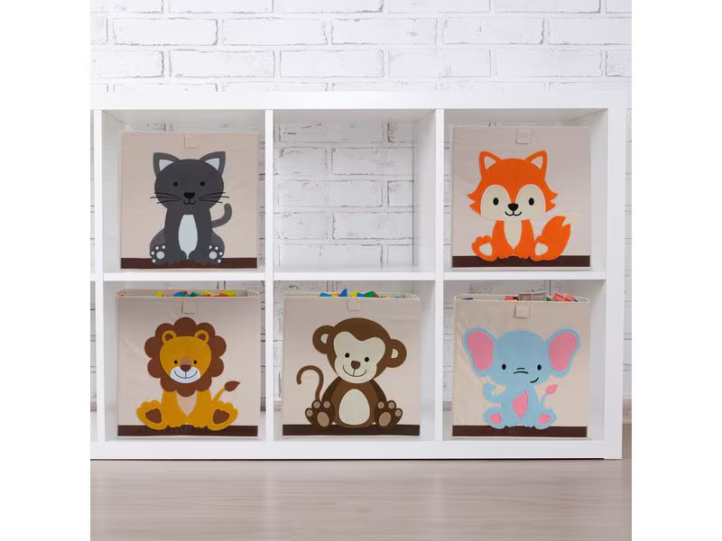relaxdays Spielzeugbox Katze