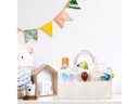 relaxdays Organizer Windel Caddy Filz Beige