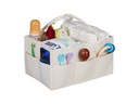 relaxdays Organizer Windel Caddy Filz Beige