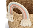 Zeller Present Spielzeugkorb Rainbow Natur Seegras 35 x 34 cm