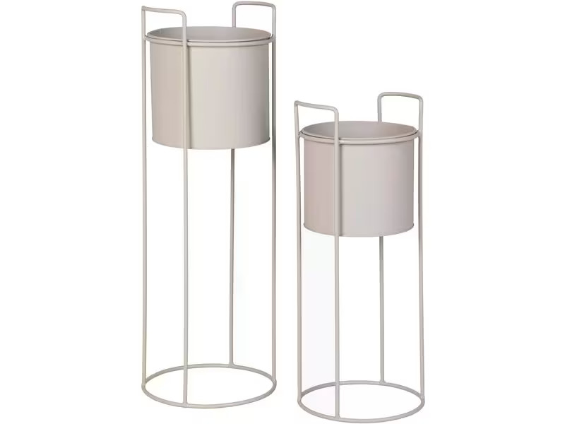 House Nordic Blumentopfhalter Rabo 2 Stück, Sand