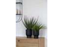 House Nordic Blumentopf Fulda 2 Stück, Schwarz