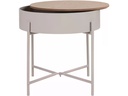 House Nordic Beistelltisch Sisco Beige/Hellgrau