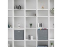 relaxdays Aufbewahrungsbox 4er Set Grau