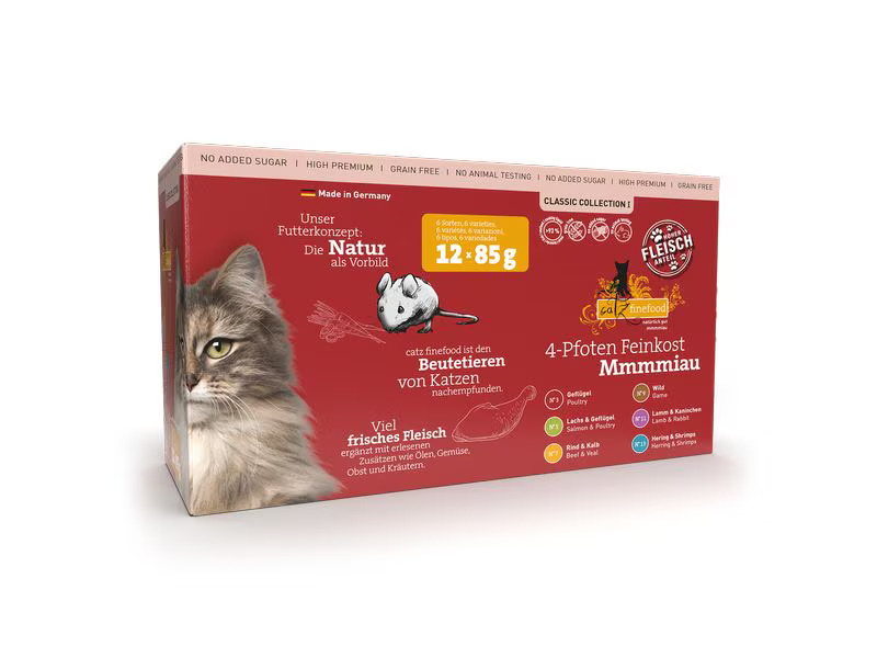 catz finefood Nassfutter Classic Collection I, 12 x 85 g
