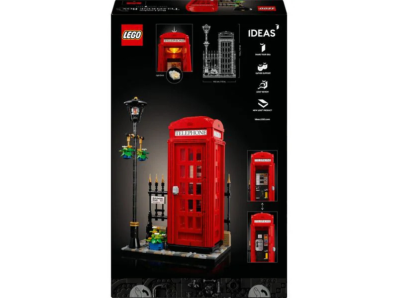 LEGO® Ideas Rote Londoner Telefonzelle 21347