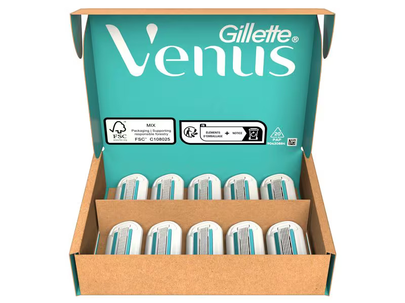 Gillette Venus Rasierklingen Deluxe Smooth Systemklingen 10 Stück