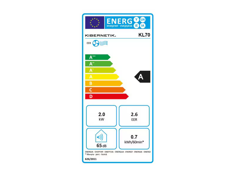 Coldtec by Kibernetik Klimagerät KL70 50 m³