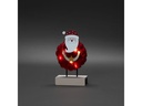 Konstsmide LED-Figur Santa, Holz &amp; Baumwolle, 6 LED