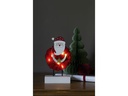 Konstsmide LED-Figur Santa, Holz &amp; Baumwolle, 6 LED