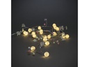 Konstsmide LED Lichterkette Blätter/Beeren, 20 Lampen