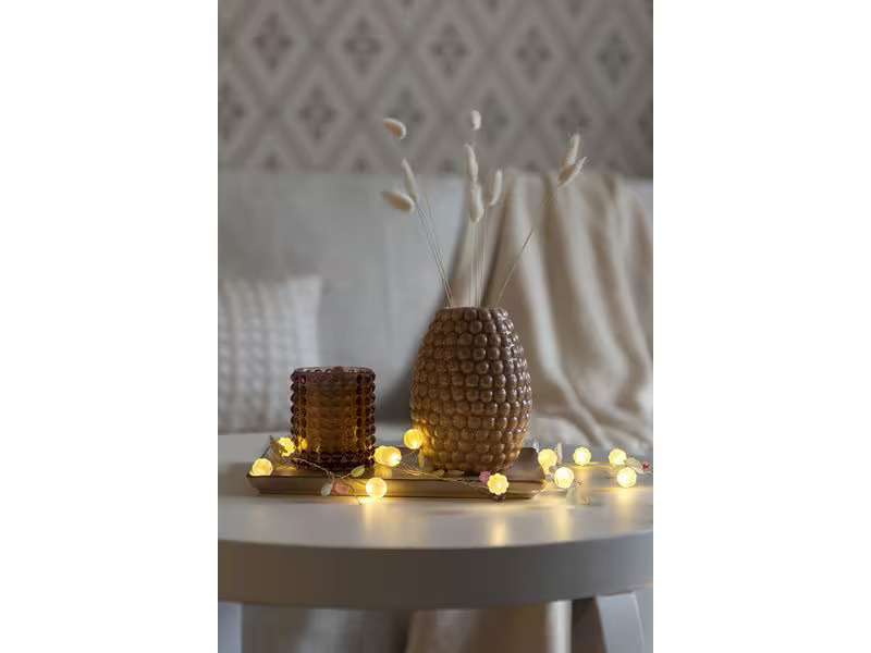 Konstsmide LED Lichterkette Blätter/Beeren, 20 Lampen