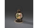 Konstsmide LED Kugellaterne Weihnachtsmann, 12.7 x 12.7 x 20 cm, Gold