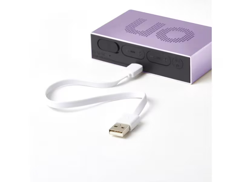 Lexon Digitalwecker Flip Premium Violett