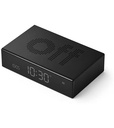 Lexon Digitalwecker Flip Premium Schwarz