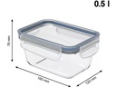 Rotho Kühlschrankorganizer Click &amp; Lock 3 x 0.5 l