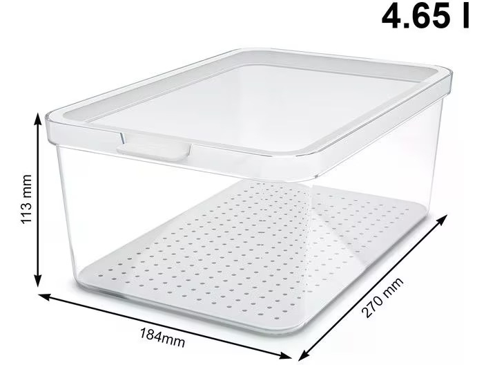 Rotho Kühlschrankorganizer Cauma Gross, 3-teilig