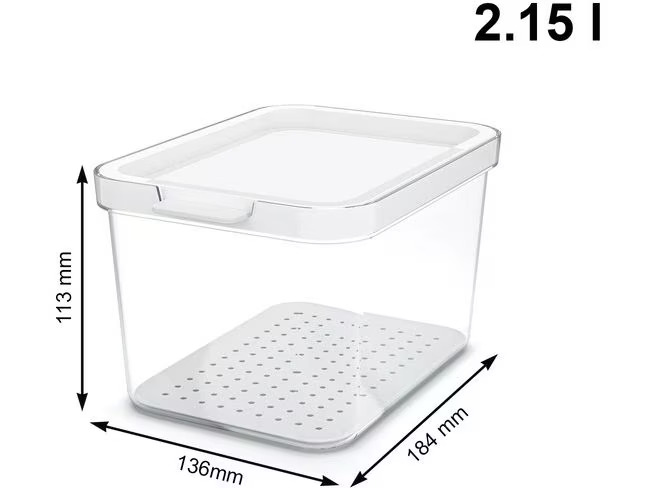 Rotho Kühlschrankorganizer Cauma 5-teilig