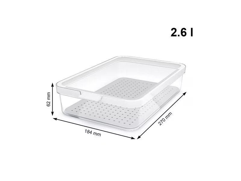 Rotho Kühlschrankorganizer Cauma 3-teilig