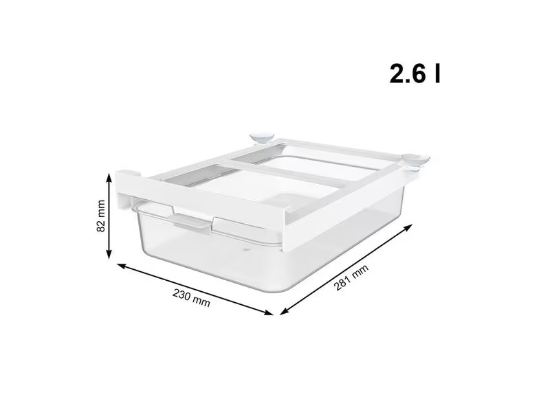 Rotho Kühlschrankorganizer Cauma 2.6 l
