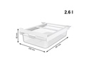 Rotho Kühlschrankorganizer Cauma 2.6 l