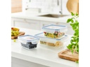 Rotho Kühlschrankorganizer Click &amp; Lock 3 x 1.3 l