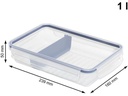 Rotho Kühlschrankorganizer Click &amp; Lock 1 l