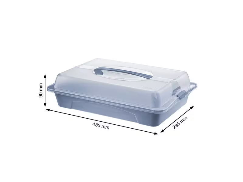Rotho Tortenbutler Cool &amp; Fresh Blau/Transparent