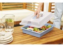 Rotho Tortenbutler Cool &amp; Fresh Blau/Transparent